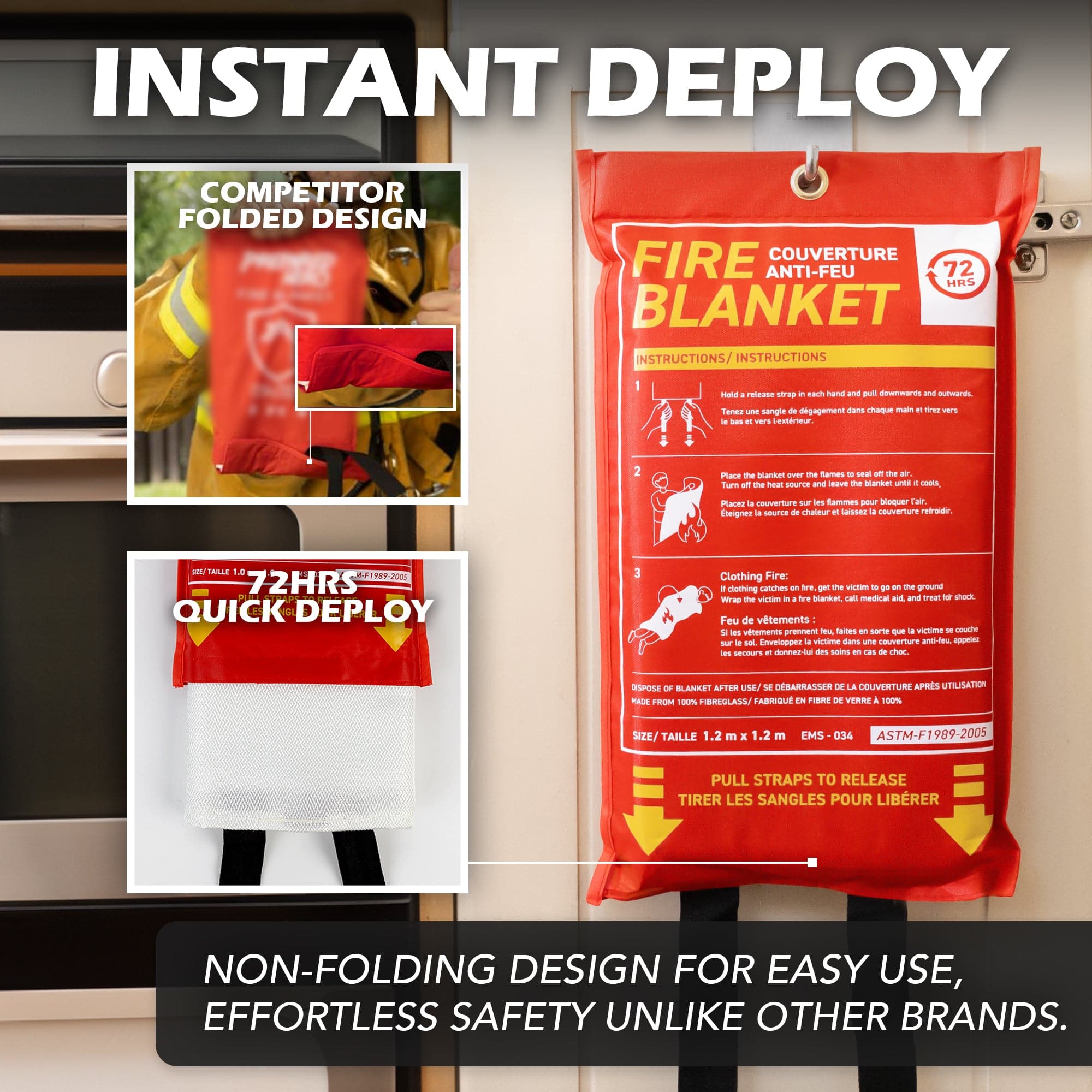 woven fiberglass fire blanket