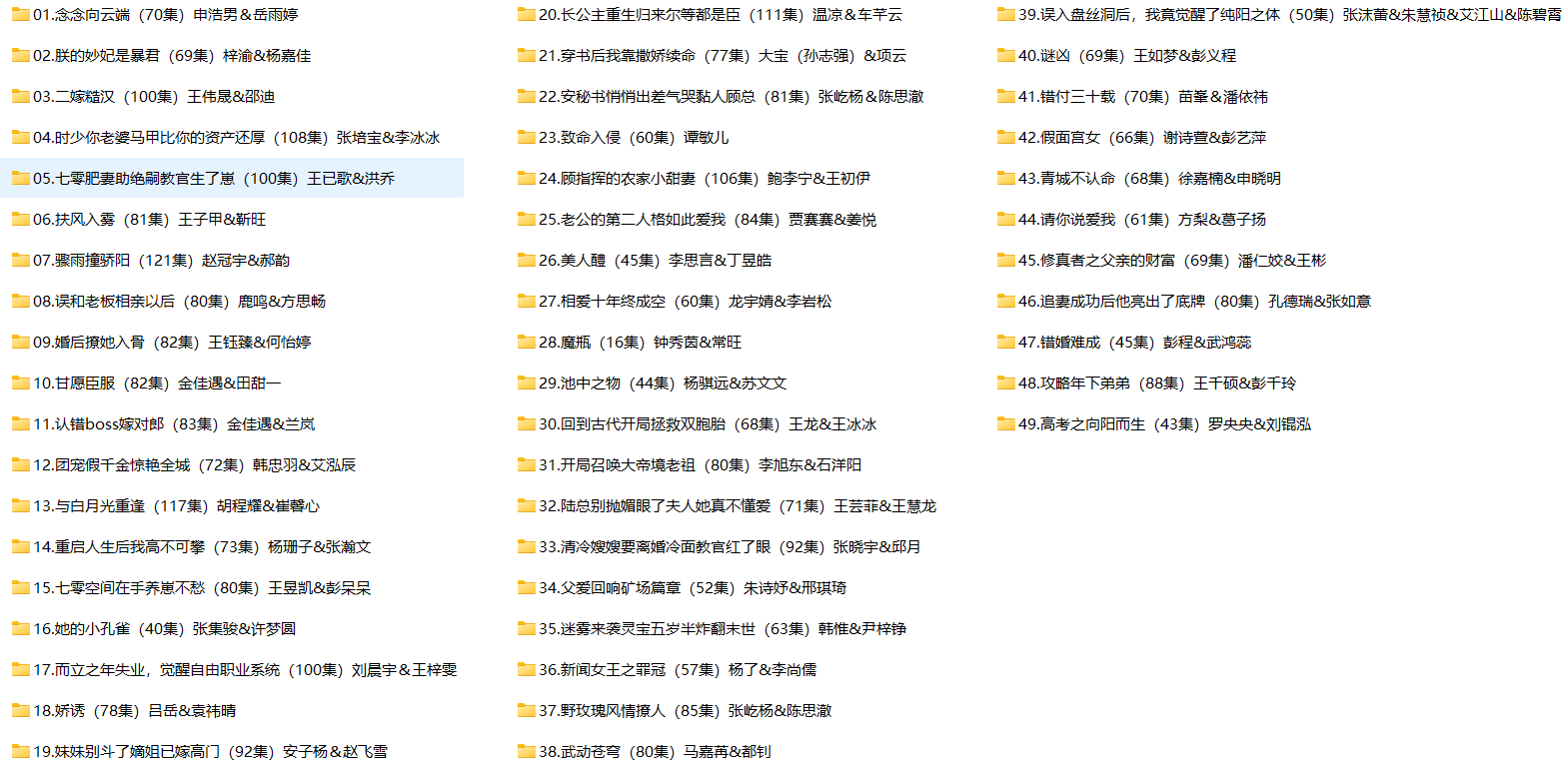 [短剧] 2025年07月06日 精选+付费短剧推荐49部.png